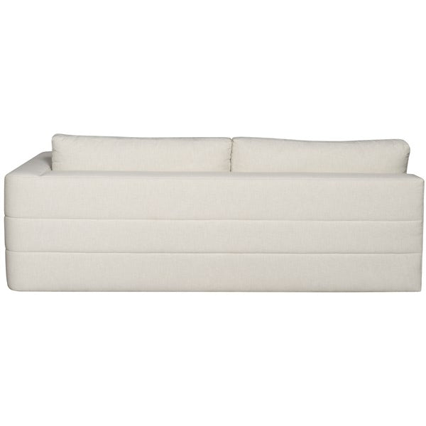 Vanguard Furniture Leone Identify Ivory Right Arm Bench Seat Sofa