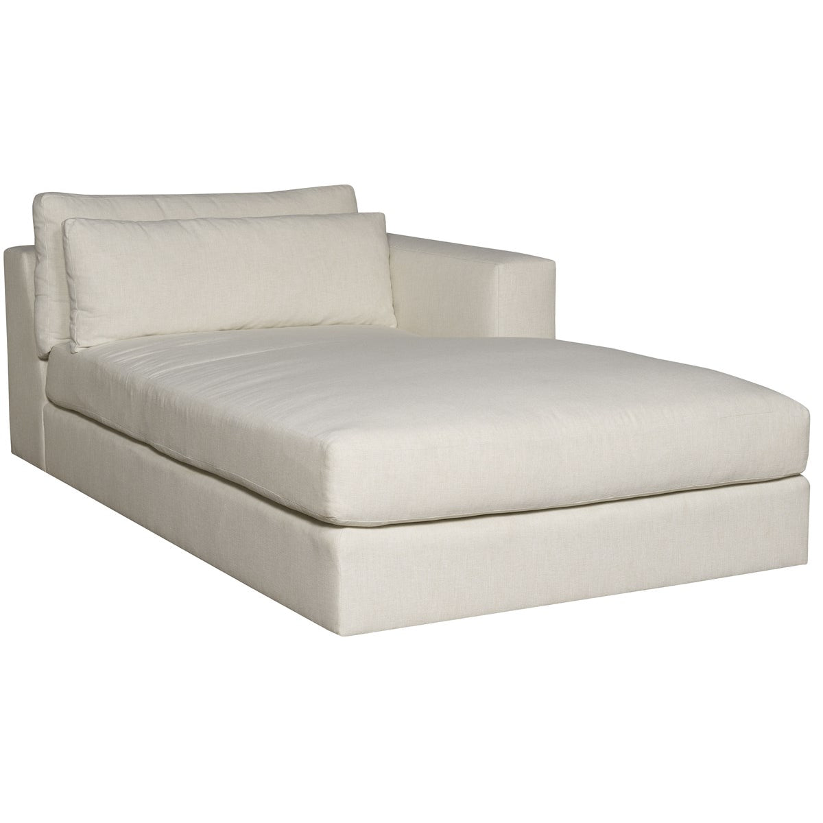 Vanguard Furniture Leone Identify Ivory Right Arm Chaise