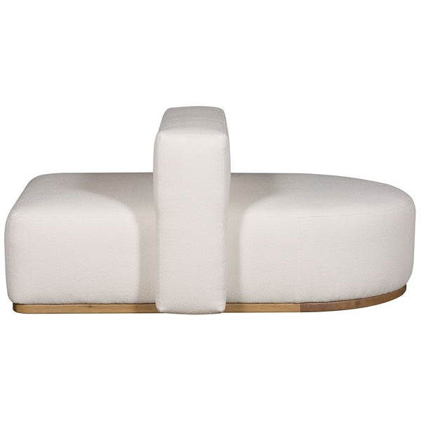 Vanguard Furniture Nest Jackpot Chalk/Wheat Curved Bumper