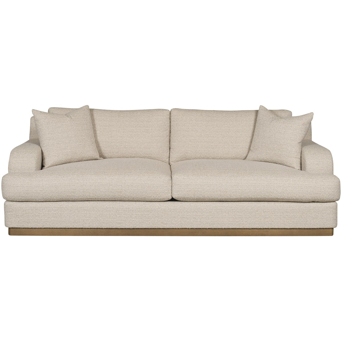 Vanguard Furniture Quinn Twitter Pebble Fabric/Saddle Sofa