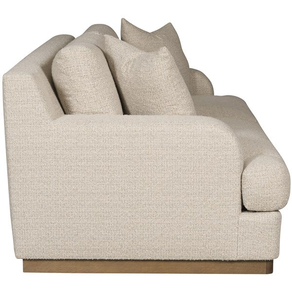 Vanguard Furniture Quinn Twitter Pebble Fabric/Saddle Sofa