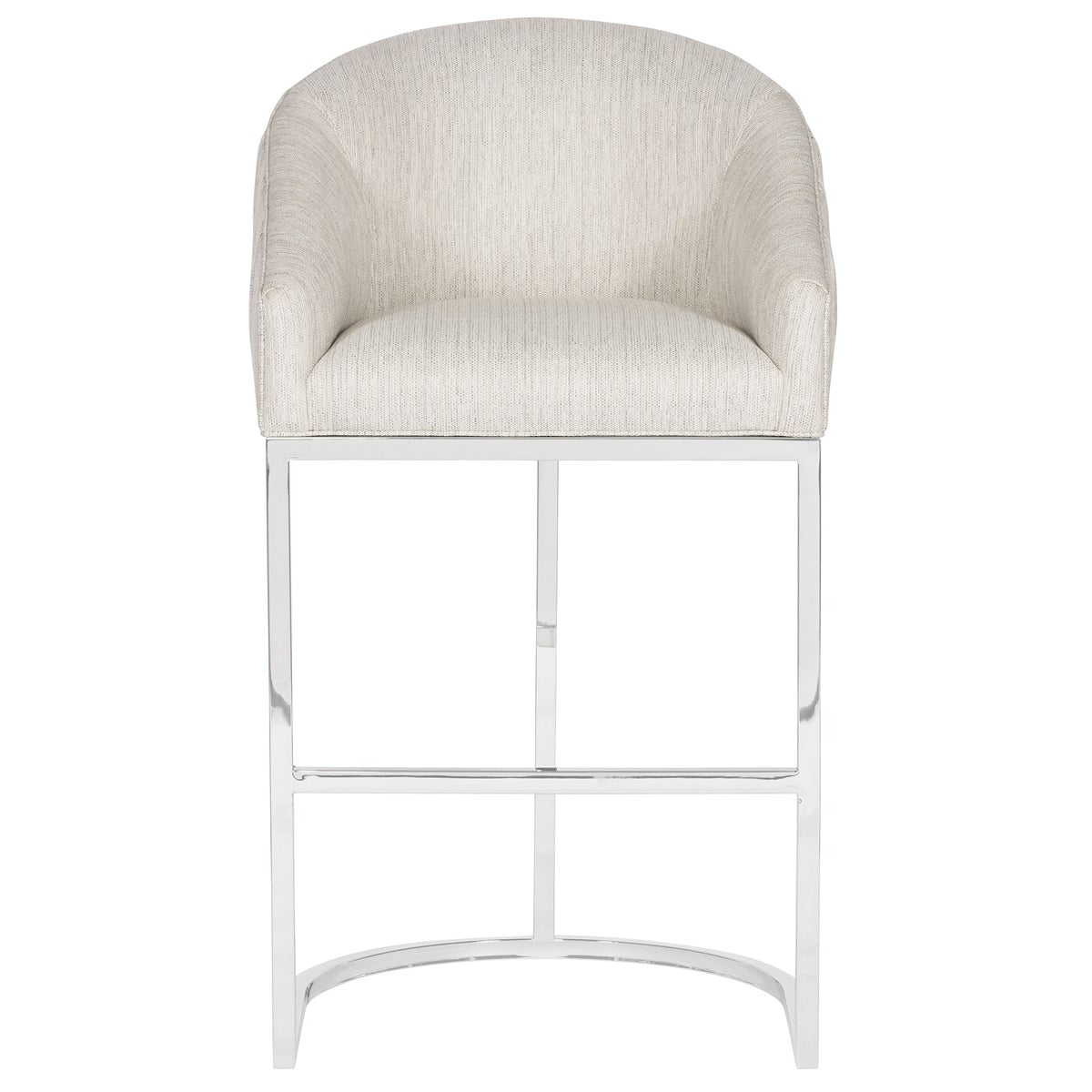 Vanguard Furniture MIY Dining Index Porcelain with Polished Nickel Base Performance Ryder Barstool