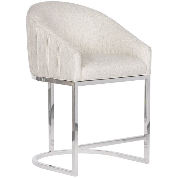 Vanguard Furniture MIY Dining Index Porcelain with Polished Nickel Performance Ryder Counter Stool