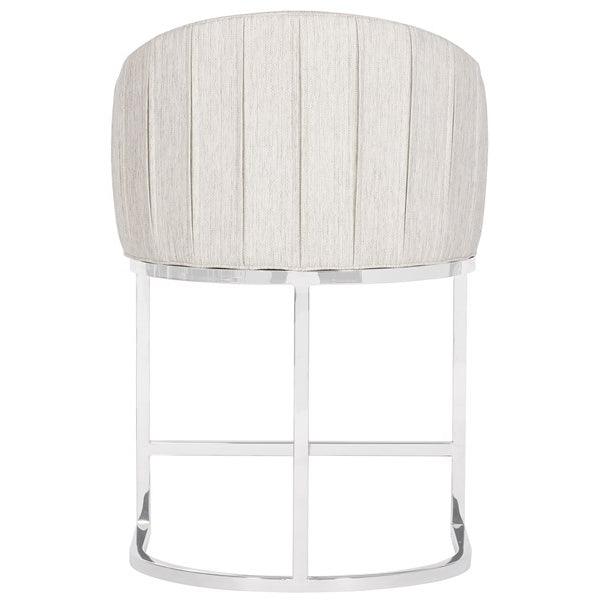 Vanguard Furniture MIY Dining Index Porcelain with Polished Nickel Performance Ryder Counter Stool