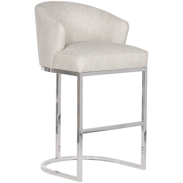Vanguard Furniture MIY Dining Index Porcelain with Polished Nickel Performance Charley Barstool