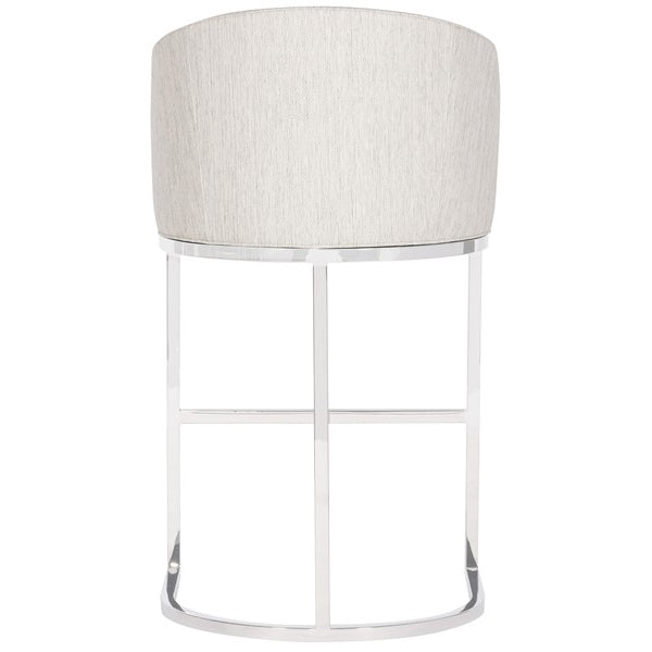 Vanguard Furniture MIY Dining Index Porcelain with Polished Nickel Performance Charley Barstool