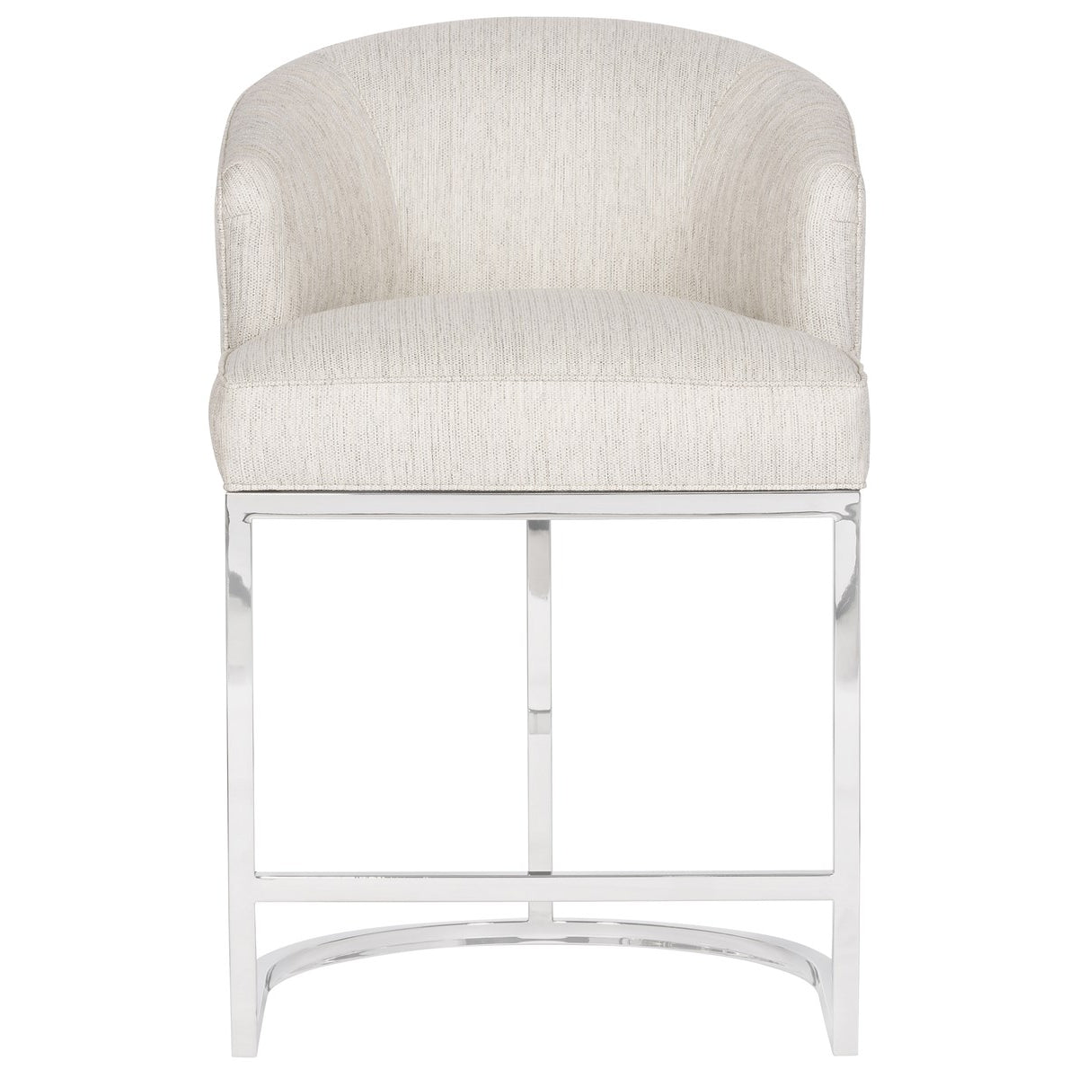 Vanguard Furniture MIY Dining Index Porcelain with Polished Nickel Performance Charley Counter Stool