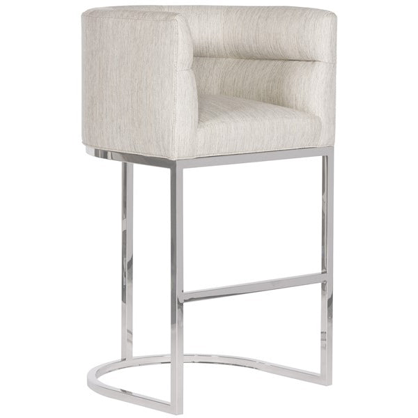 Vanguard Furniture MIY Dining Index Porcelain with Polished Nickel Performance Emmett Barstool