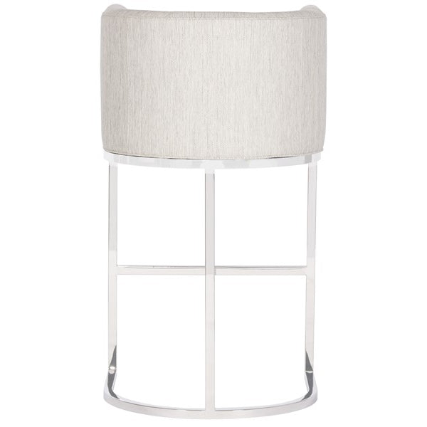 Vanguard Furniture MIY Dining Index Porcelain with Polished Nickel Performance Emmett Barstool