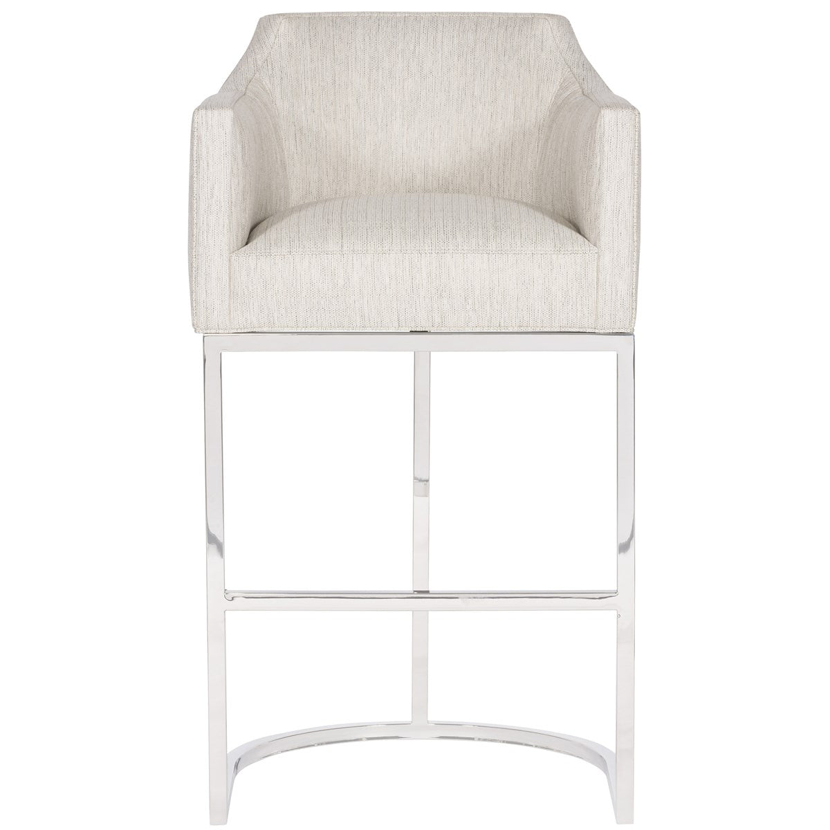 Vanguard Furniture MIY Dining Index Porcelain with Polished Nickel Performance Ian Barstool