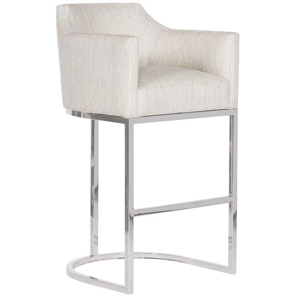 Vanguard Furniture MIY Dining Index Porcelain with Polished Nickel Performance Ian Barstool