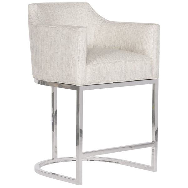 Vanguard Furniture MIY Dining Index Porcelain with Polished Nickel Performance Ian Counter Stool