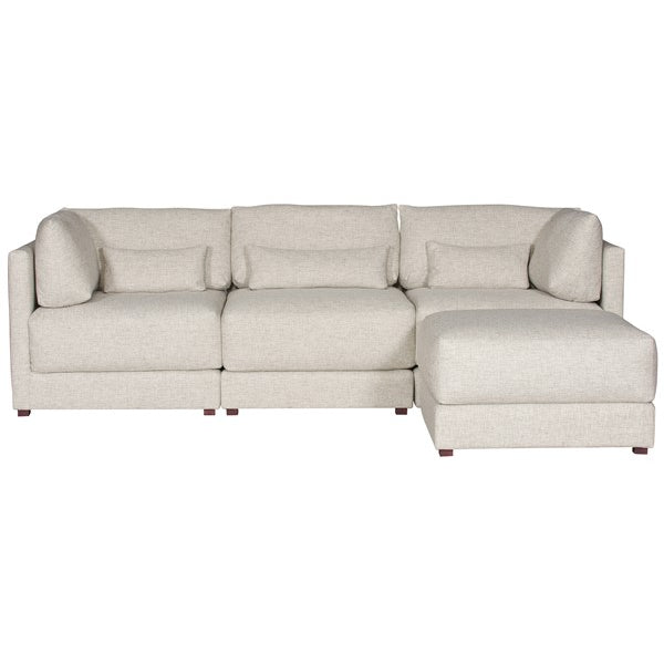 Vanguard Furniture Dove Jack Linen Fabric Bumper
