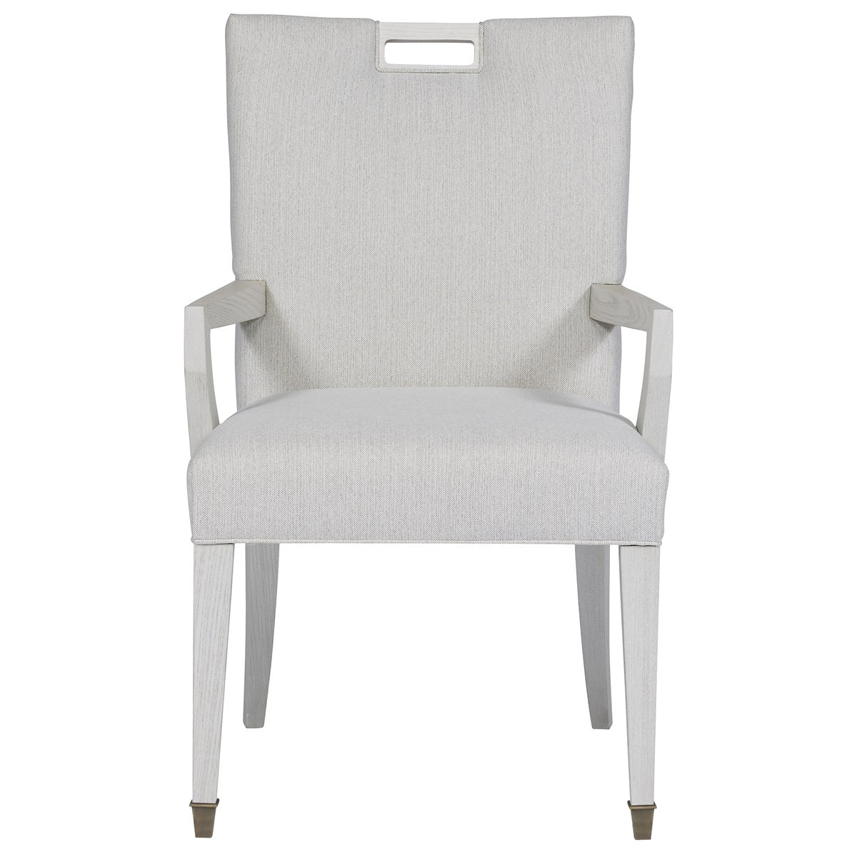 Vanguard Furniture Parkhurst January Snow w/Casablanca & White Bronze Ferrule Performance Dining