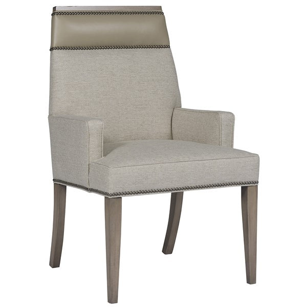 Vanguard Furniture Phelps Marcus Linen/Remmy Beige/#9 Black Silver Nail/Silverthorne Dining