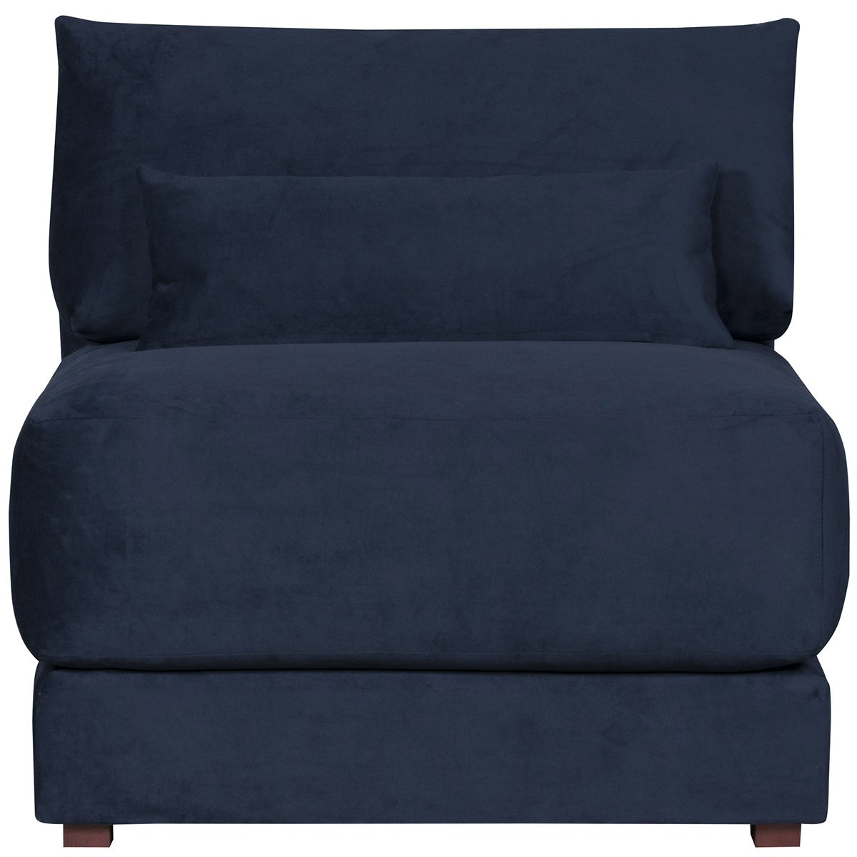 Vanguard Furniture Dove Village Ink Fabric Armless Chair