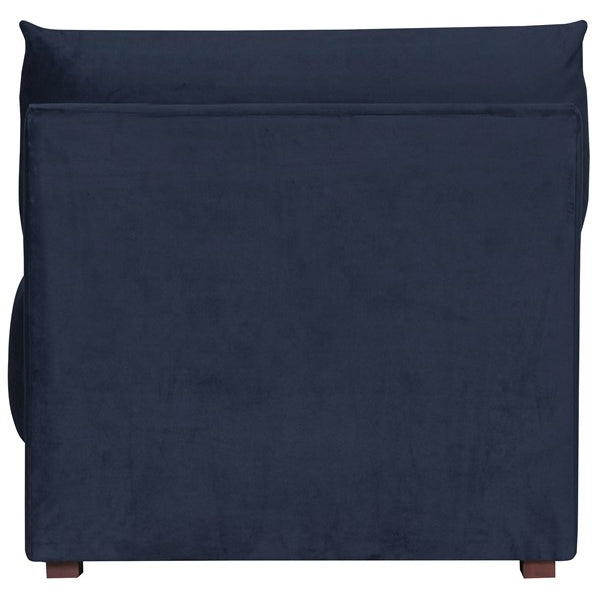 Vanguard Furniture Dove Village Ink Fabric Armless Chair