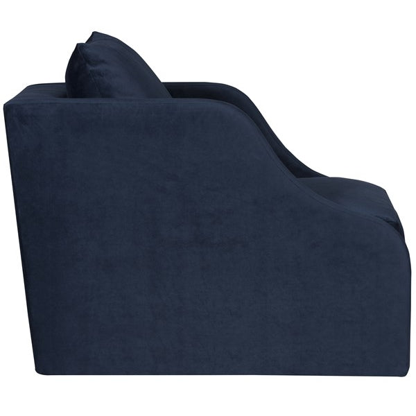 Vanguard Furniture Cora Village Ink Fabric Swivel Chair