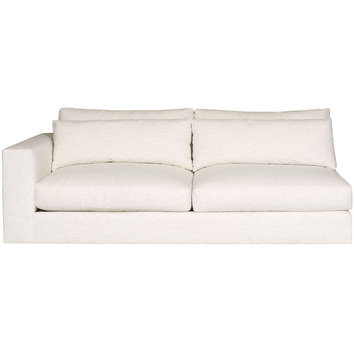 Vanguard Furniture Leone Nomad Snow Left Arm Two Seat Sofa
