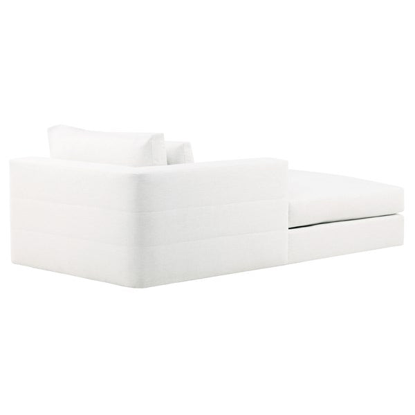 Vanguard Furniture Leone Nomad Snow Left Arm Chaise