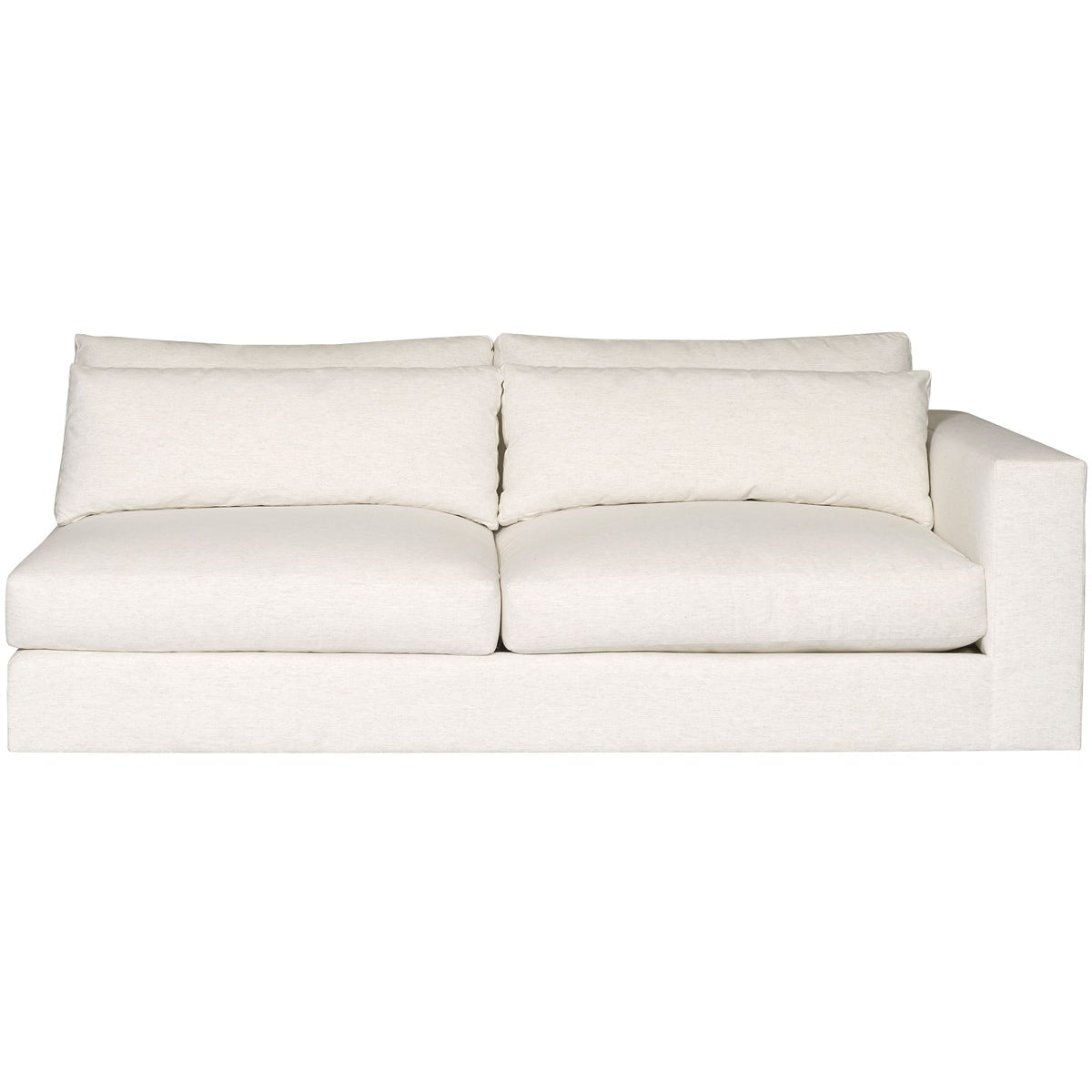 Vanguard Furniture Leone Nomad Snow Right Arm Two Seat Sofa