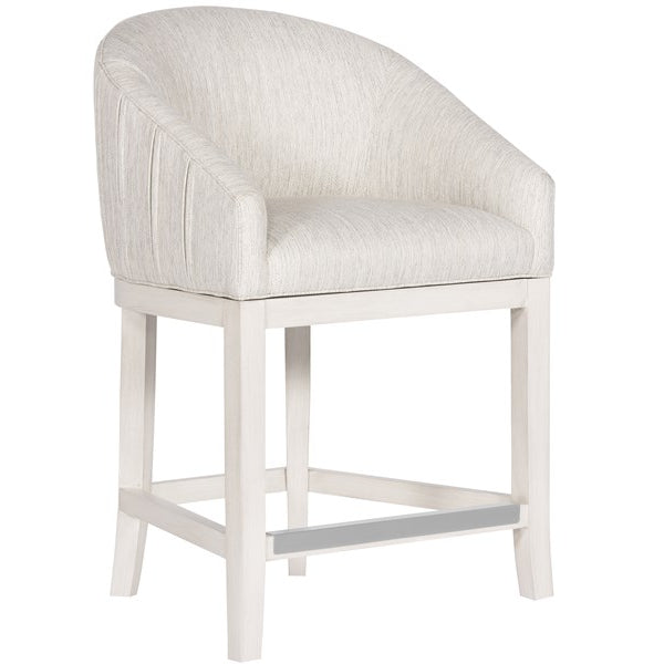 Vanguard Furniture MIY Dining Index Porcelain with Wood Flare Base Casablanca Performance Ryder Counter Stool