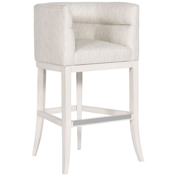 Vanguard Furniture MIY Dining Index Porcelain with Wood Flare Base Casablanca Performance Emmett Barstool