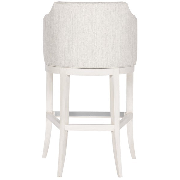 Vanguard Furniture MIY Dining Index Porcelain with Wood Flare Base Casablanca Performance Ian Barstool
