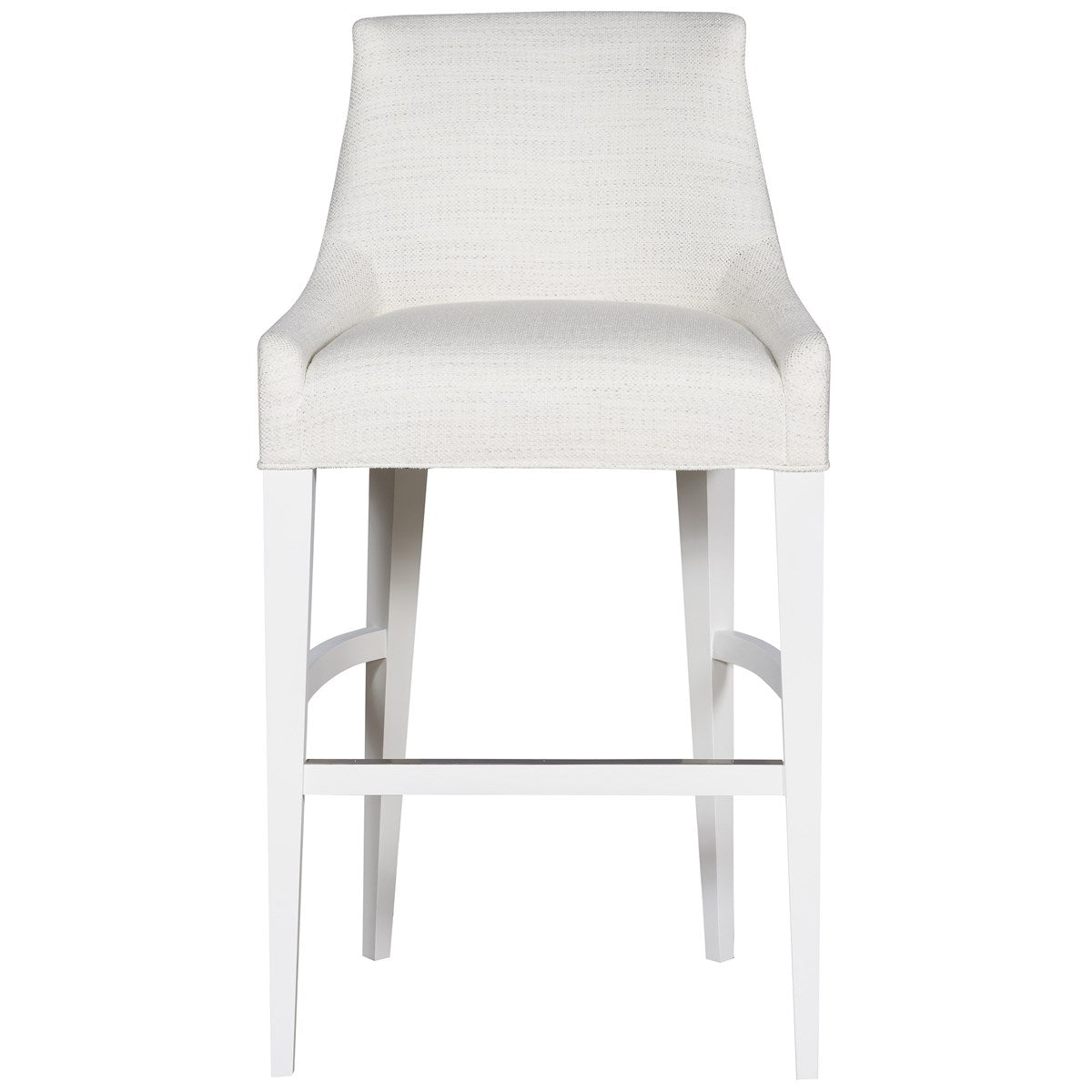 Vanguard Furniture Cove Kipri Snow Fabric with White Frost Barstool