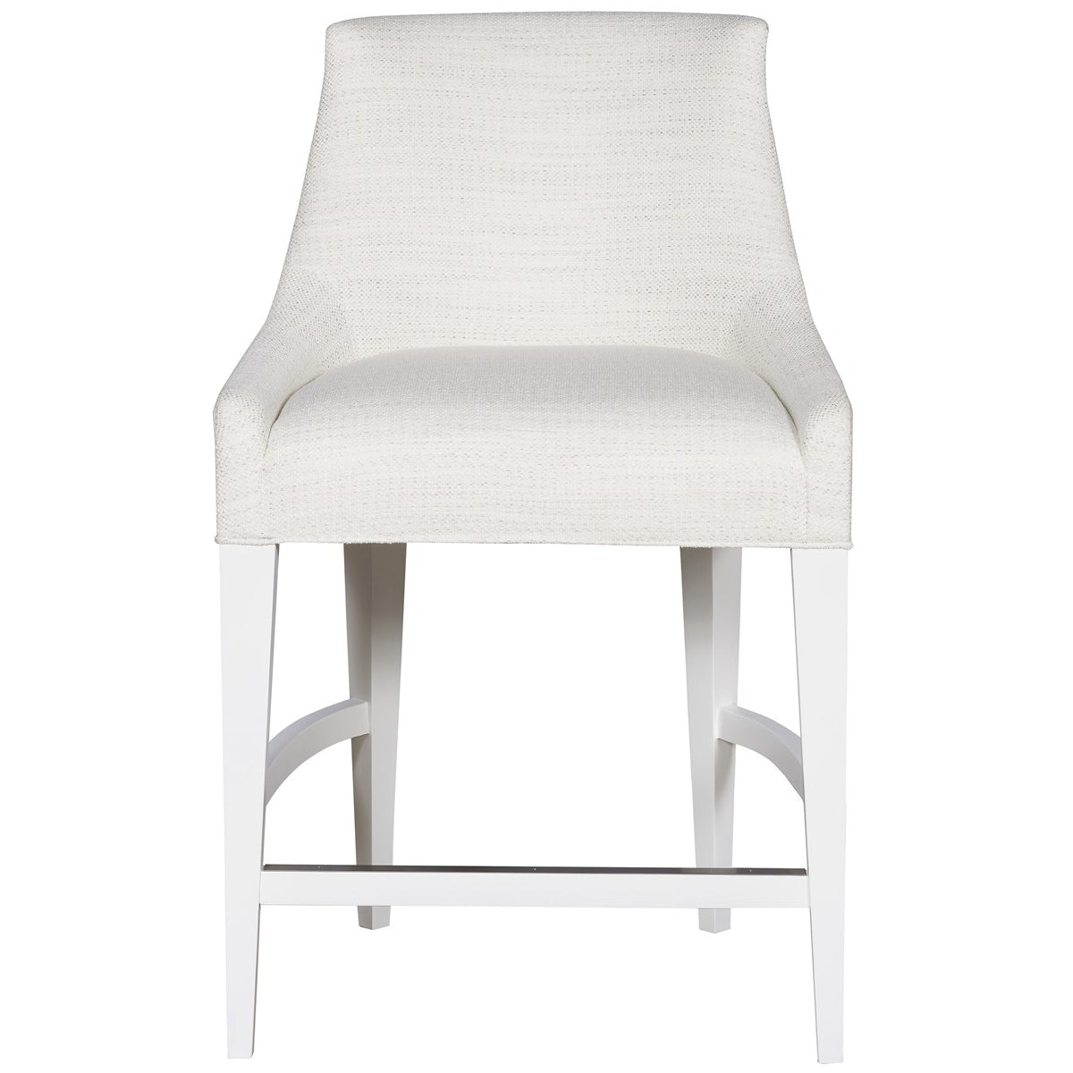Vanguard Furniture Cove Kipri Snow Fabric with White Frost Counter Stool