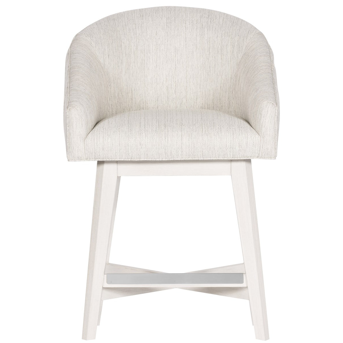 Vanguard Furniture MIY Dining Index Porcelain w/Wood Retro Swivel Base Casablanca Performance Ryder Counter Stool