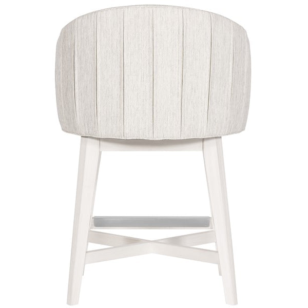 Vanguard Furniture MIY Dining Index Porcelain w/Wood Retro Swivel Base Casablanca Performance Ryder Counter Stool