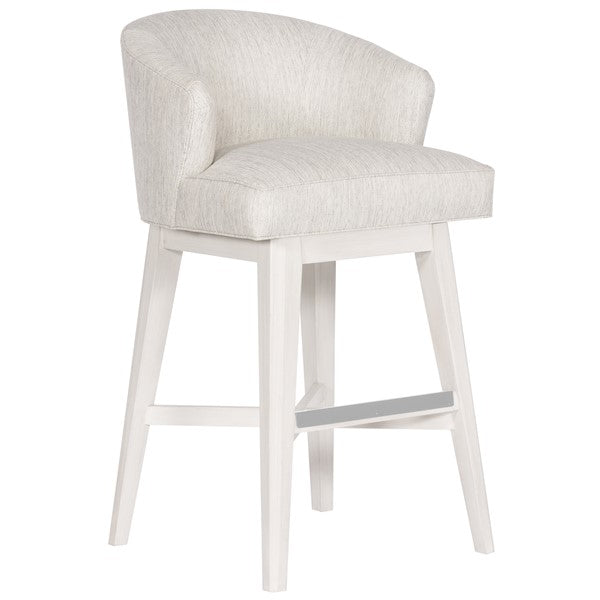 Vanguard Furniture MIY Dining Index Porcelain w/Wood Retro Swivel Base Casablanca Performance Charley Barstool