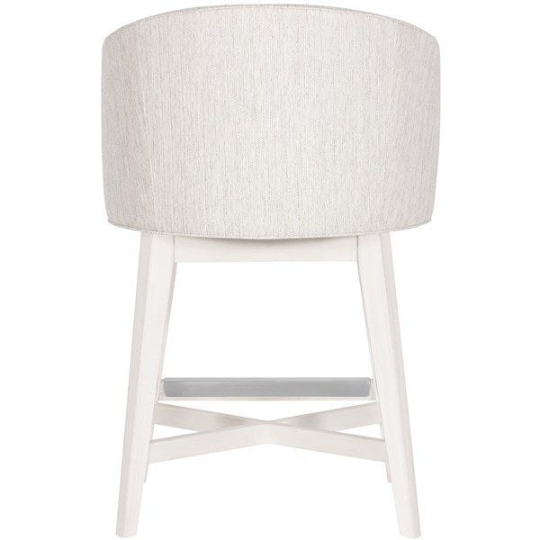 Vanguard Furniture MIY Dining Index Porcelain w/Wood Retro Swivel Base Casablanca Performance Charley Counter Stool