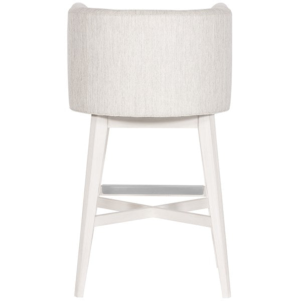 Vanguard Furniture MIY Dining Index Porcelain w/Wood Retro Swivel Base Casablanca Performance Emmett Barstool