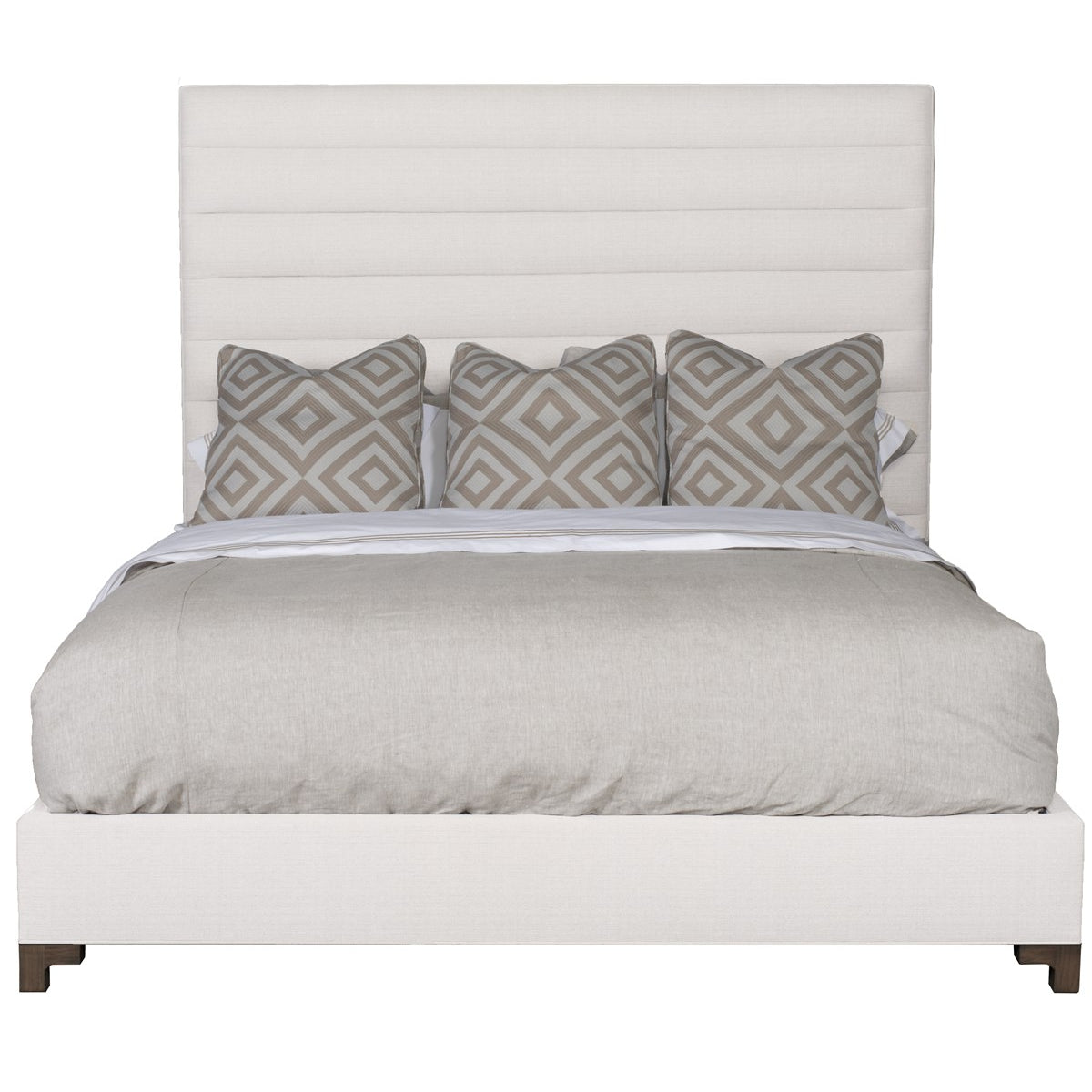 Vanguard Furniture Kelsey King Bed Jarrett Natural with Bracket Leg in Havana Tannery & Loom Program