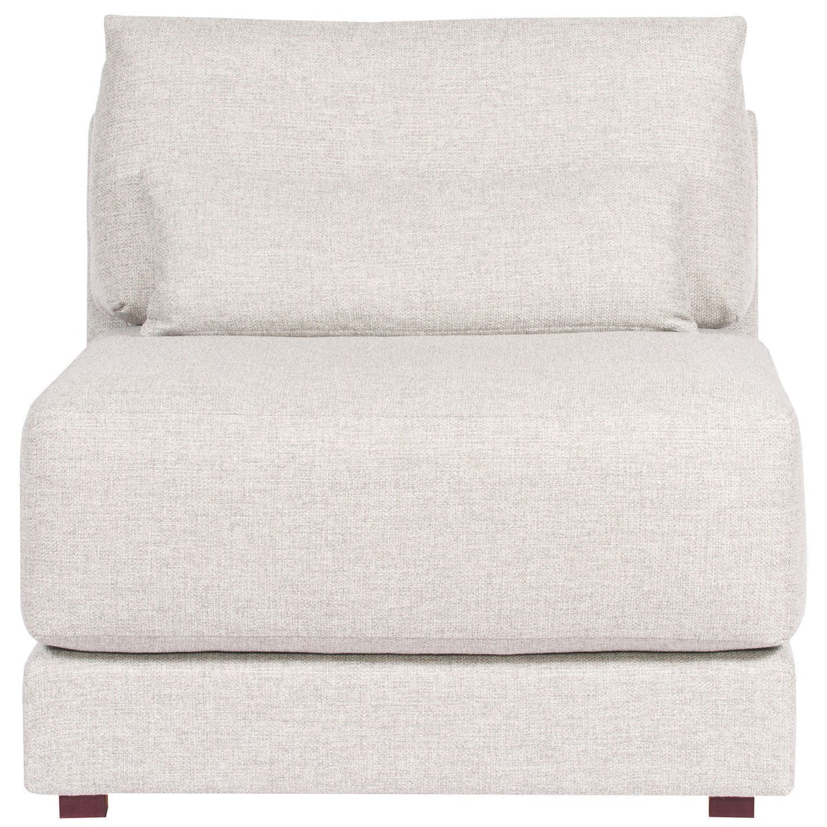 Vanguard Furniture Dove Keland Pewter Fabric Armless Chair