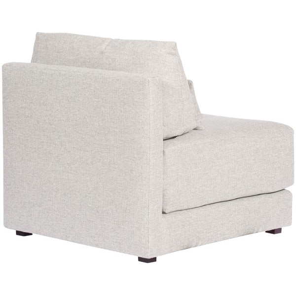 Vanguard Furniture Dove Keland Pewter Fabric Armless Chair