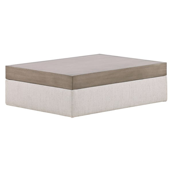 Vanguard Furniture Lucy Kizzie Natural/Pebble Path Rectangular Bumper w/Wood Tray