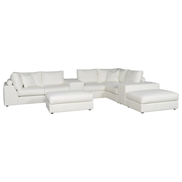 Vanguard Furniture Lucca Kipri Snow Upholstered Table