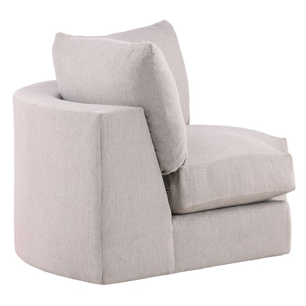 Vanguard Furniture Lucy Trackstar Nickel Curved Quarter Turn