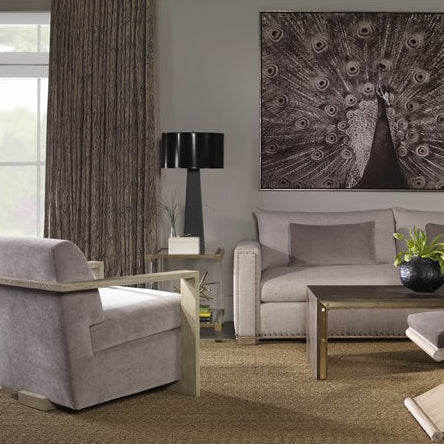 Vanguard Furniture New Field Satin Brass Side Table