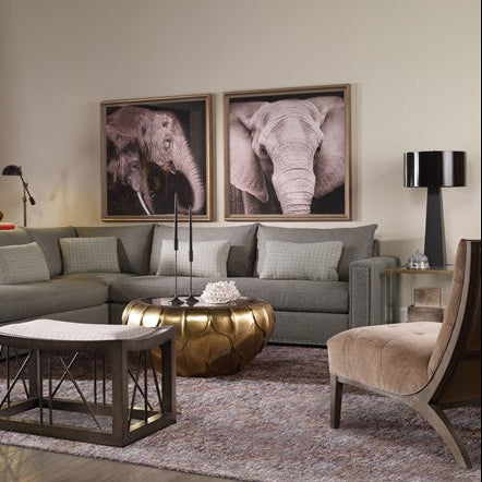 Vanguard Furniture New Field Satin Brass Side Table