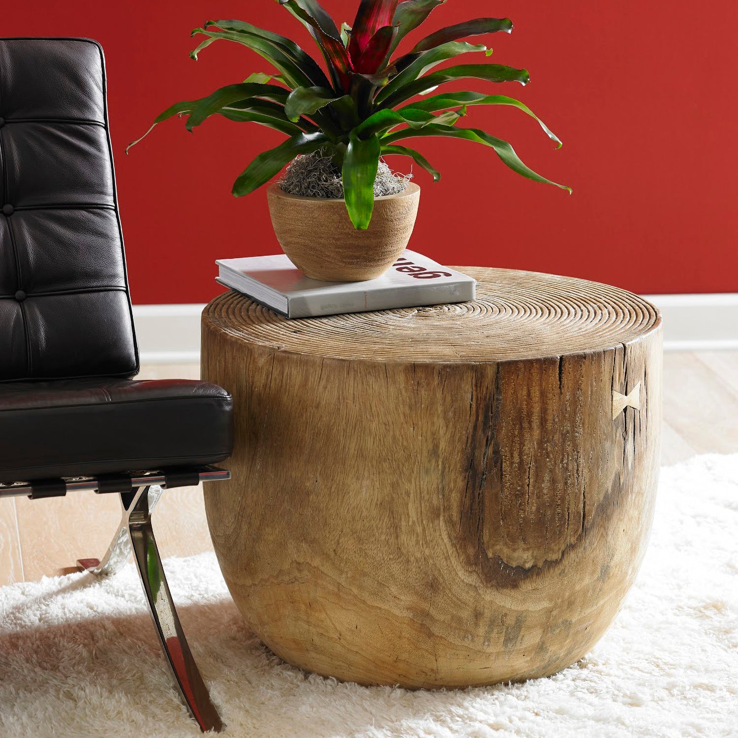 Phillips Collection Lathe Side Table