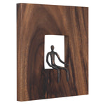 Phillips Collection Atlas Sitting Figure Square Wall Décor