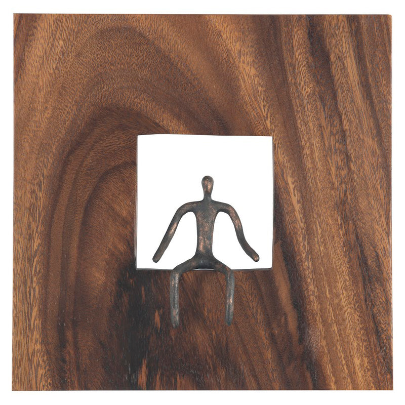 Phillips Collection Atlas Sitting Figure Square Wall Décor