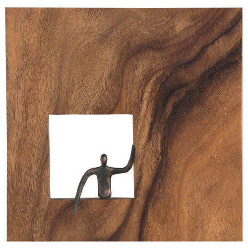 Phillips Collection Atlas Leaning Figure Square Wall Décor