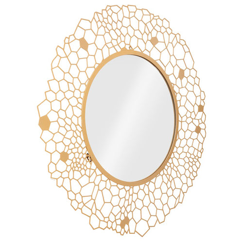 Phillips Collection Round Honeycomb Mirror