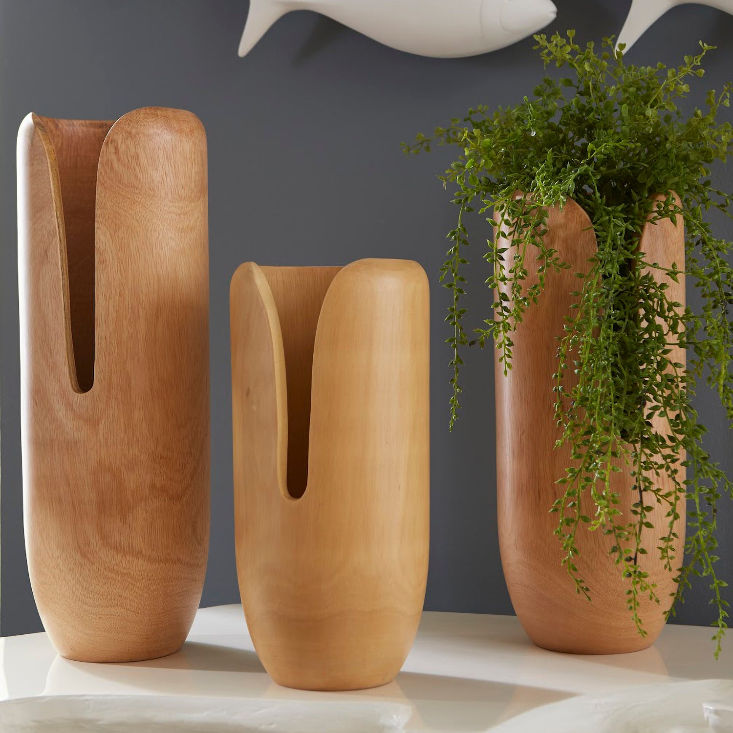 Phillips Collection Interval Wood Vase
