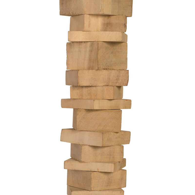 Phillips Collection Stacked Wood Floor Sculptures Set of 3